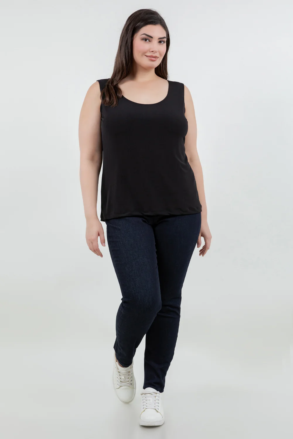 Vikki Vi Jersey Black Tank - Image 3