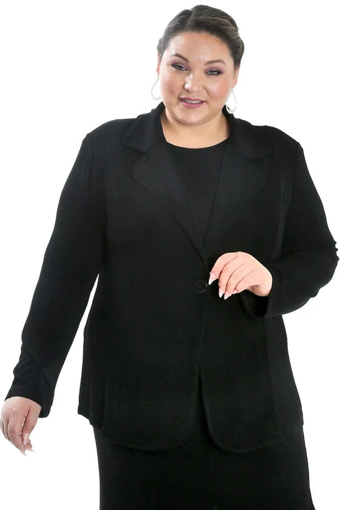 Vikki Vi Classic Black Blazer - Image 4
