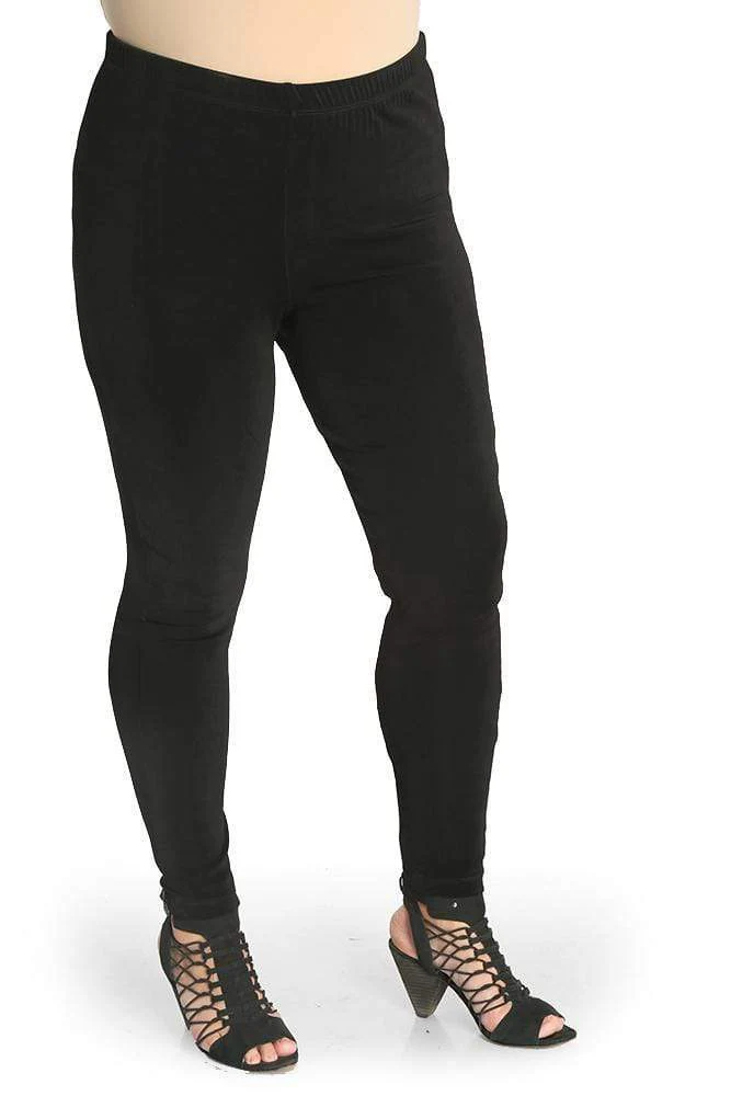 Vikki Vi Classic Black Slim Leg Pant - Image 3