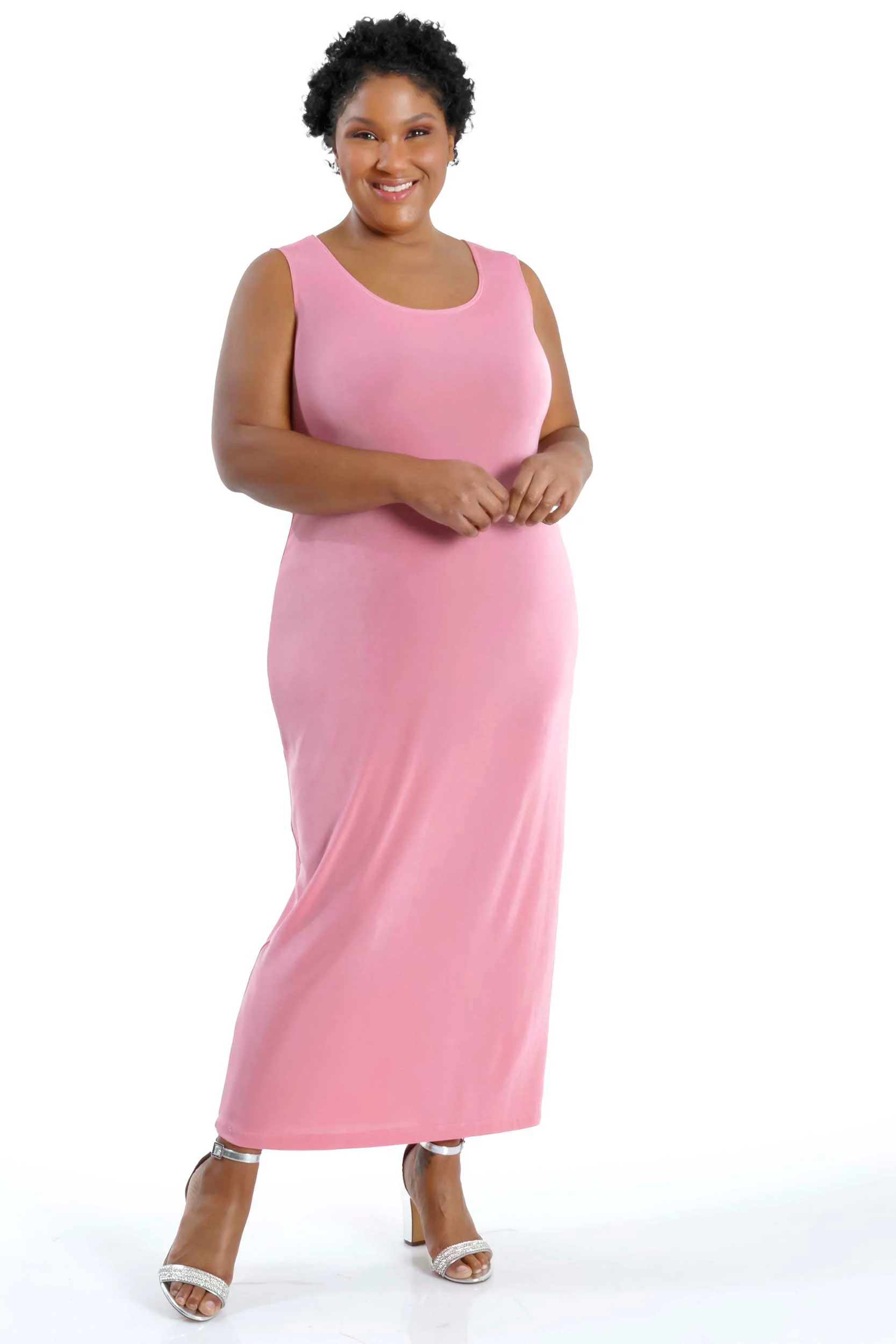 Vikki Vi Classic Carnation Maxi Tank Dress - Image 3