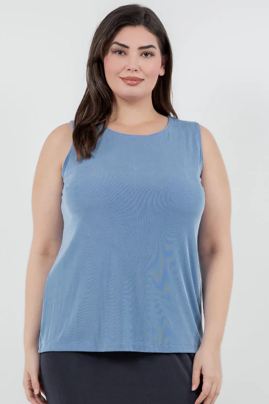 Vikki Vi Classic Powder Blue Tank - Image 3