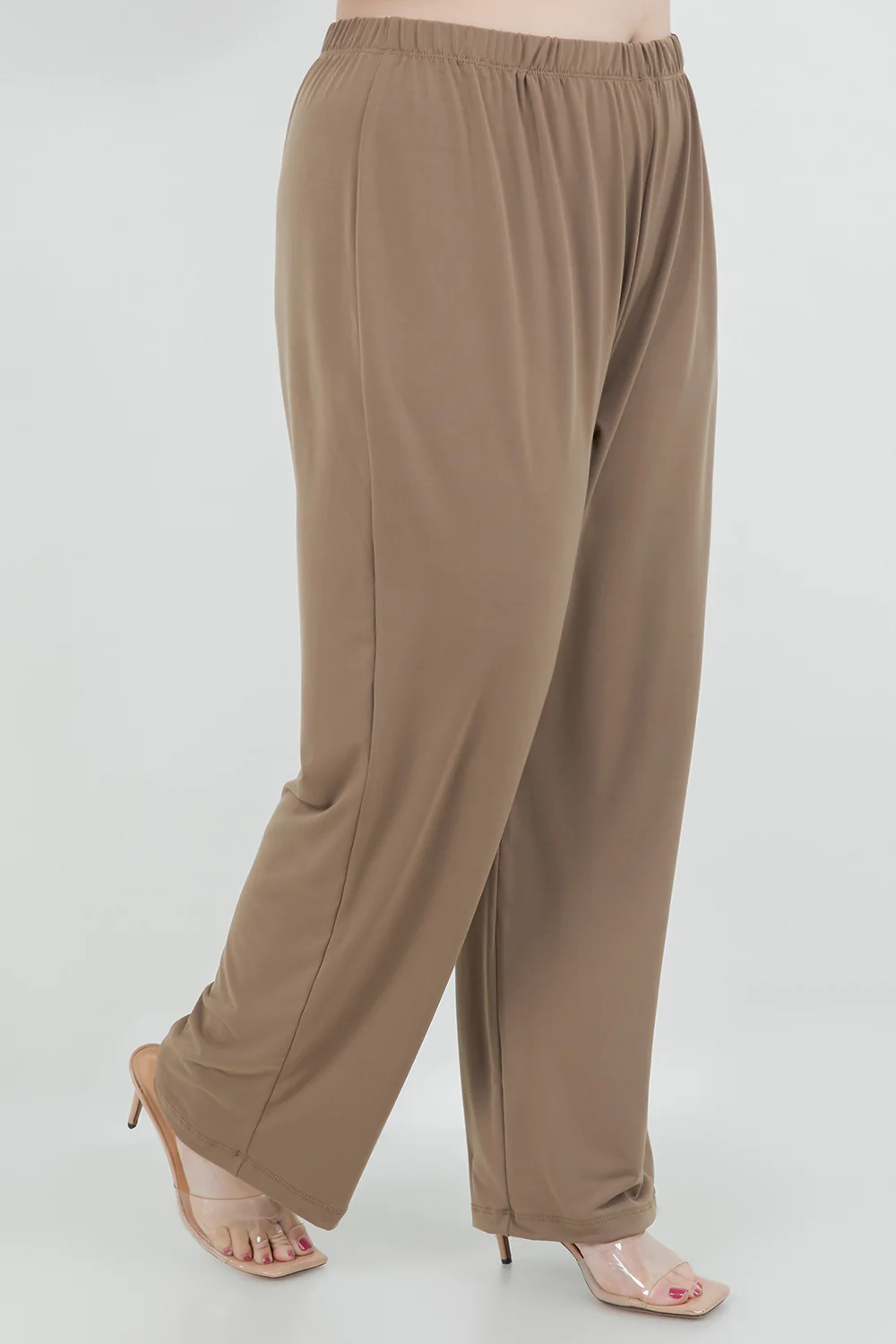Vikki Vi Jersey Caramel Pants - Image 3