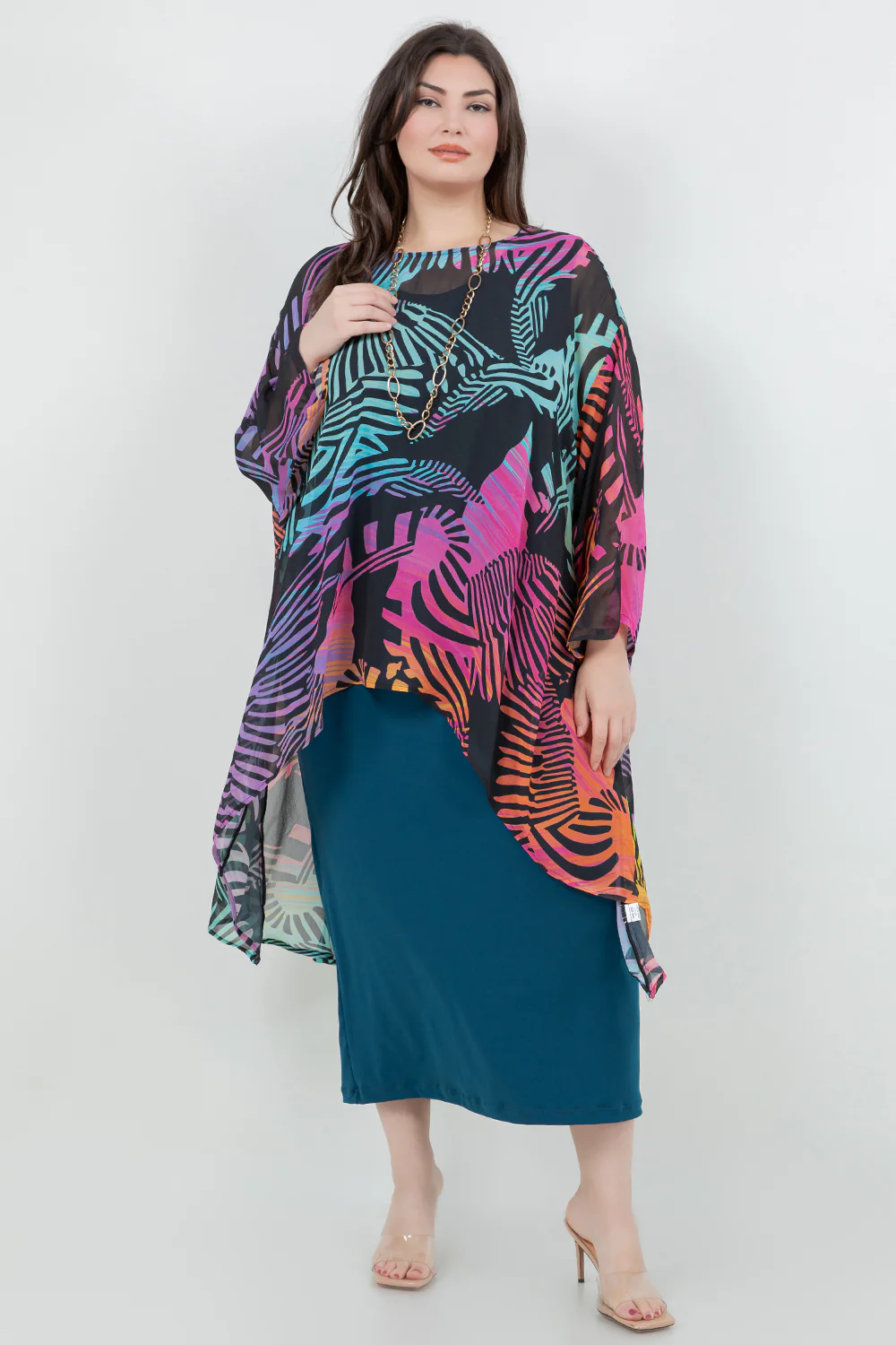 Vikki Vi Jersey Deep Teal Maxi Tank Dress - Image 5