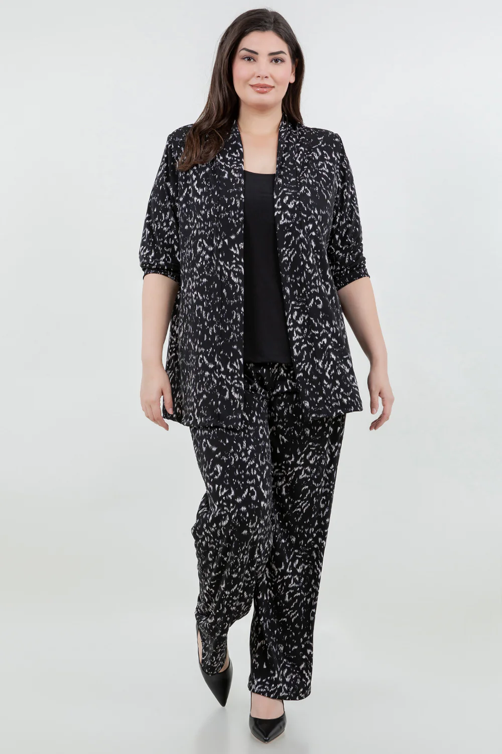 Vikki Vi Jersey Nocturne Kimono Jacket - Image 4