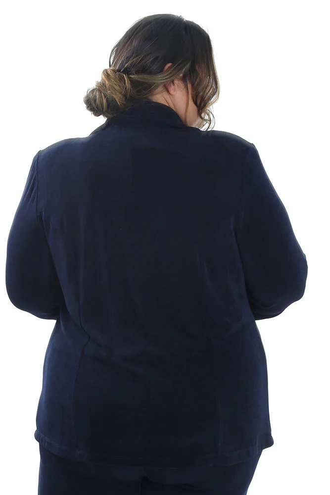 Vikki Vi Classic Navy Blazer - Image 5