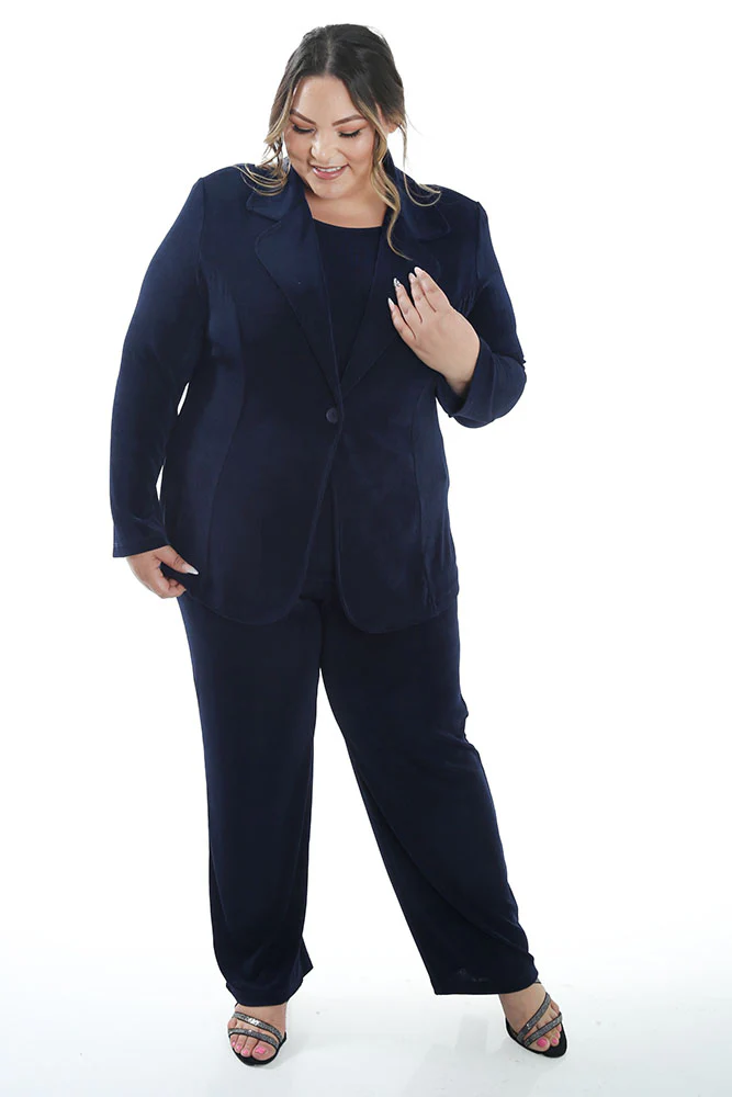 Vikki Vi Classic Navy Blazer - Image 7