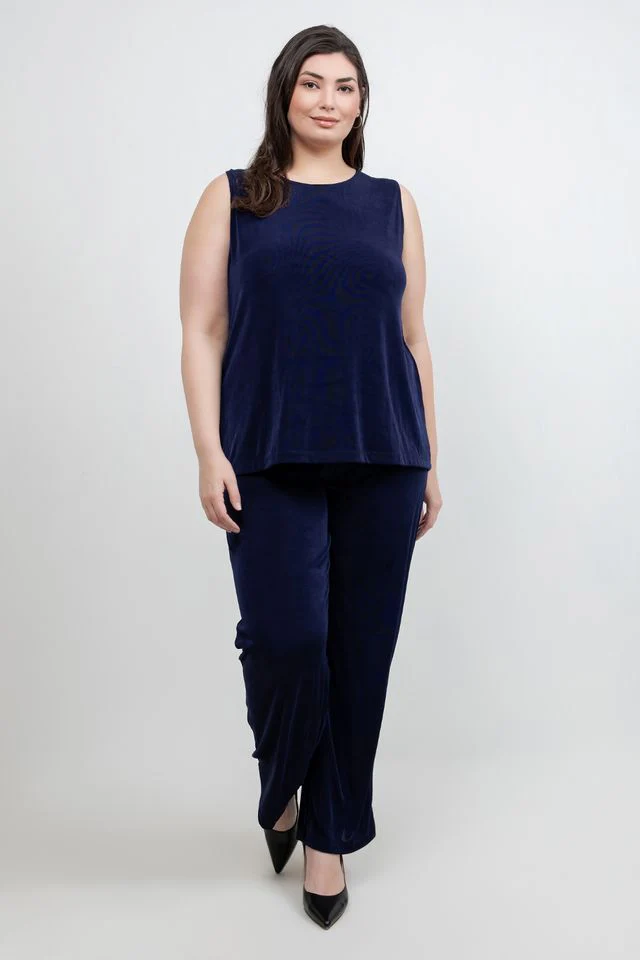 Vikki Vi Classic Navy Tank - Image 3